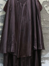Mutedance 25 autumn and winter double layer large pocket skirt plant dyed high degree of handmade MD-MD25FW61-purple